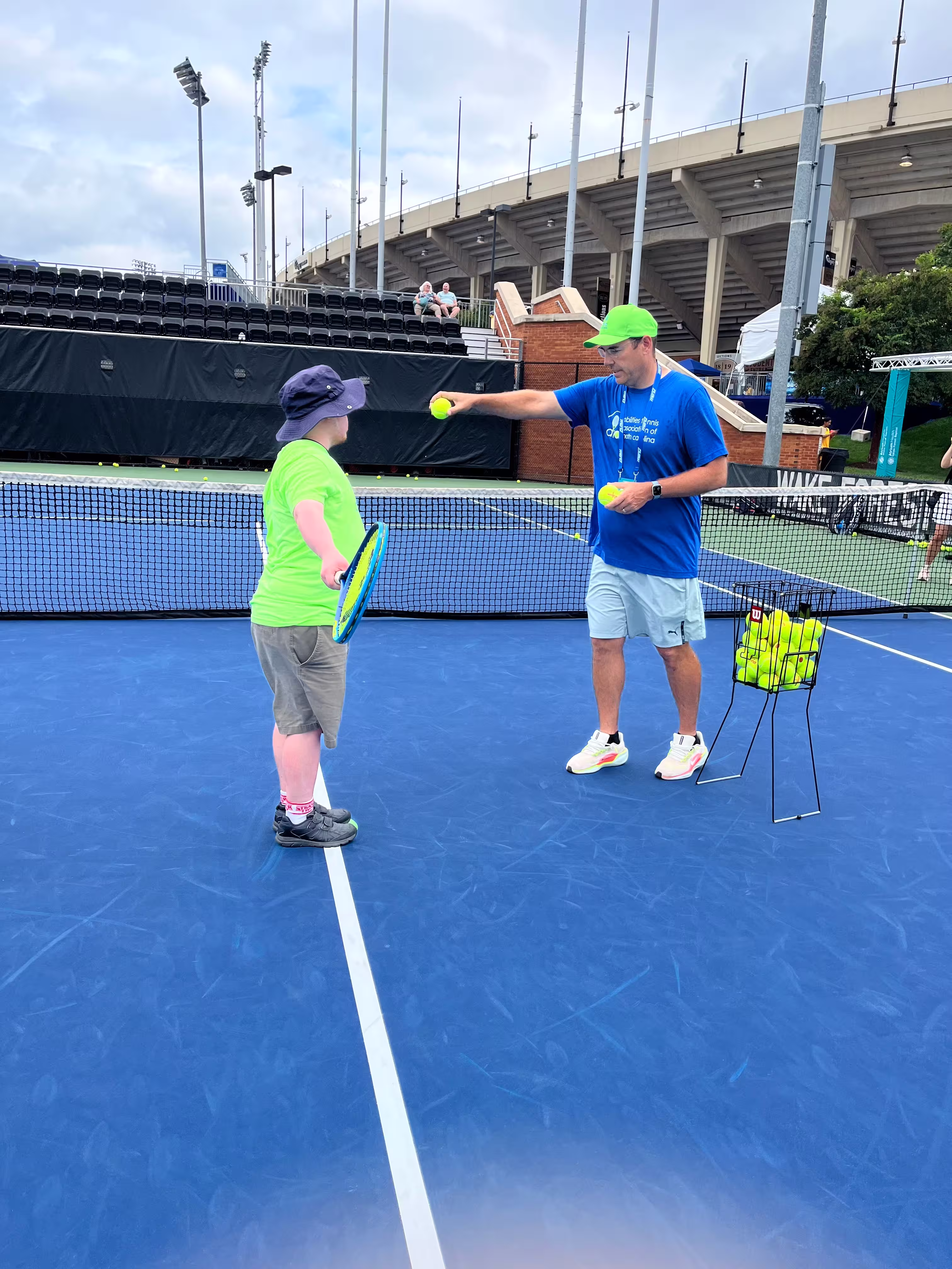 Mike Davis at Abilities Tennis in Greensboro, NC